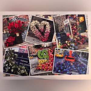 Ravensburger 1000 piece puzzle - NYC Flower Flash